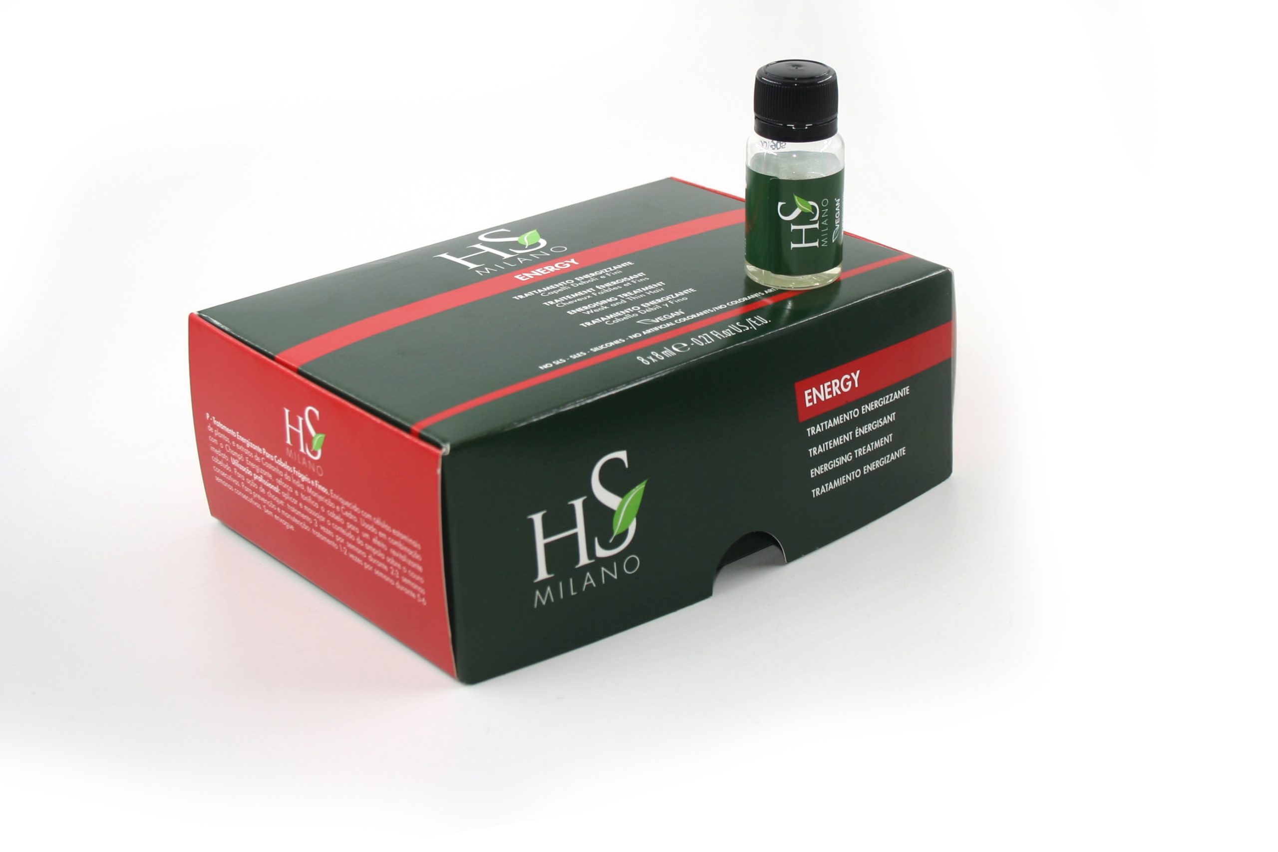 Hs Milano Energy Ampollas Anticaspa Purificante 8x8ml - 3