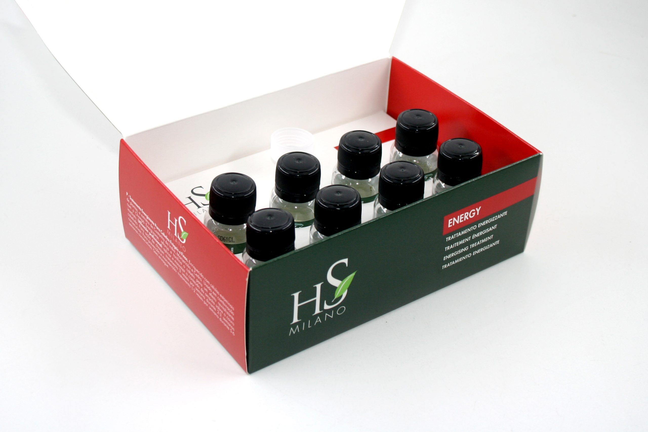 Hs Milano Energy Ampollas Anticaspa Purificante 8x8ml - 2