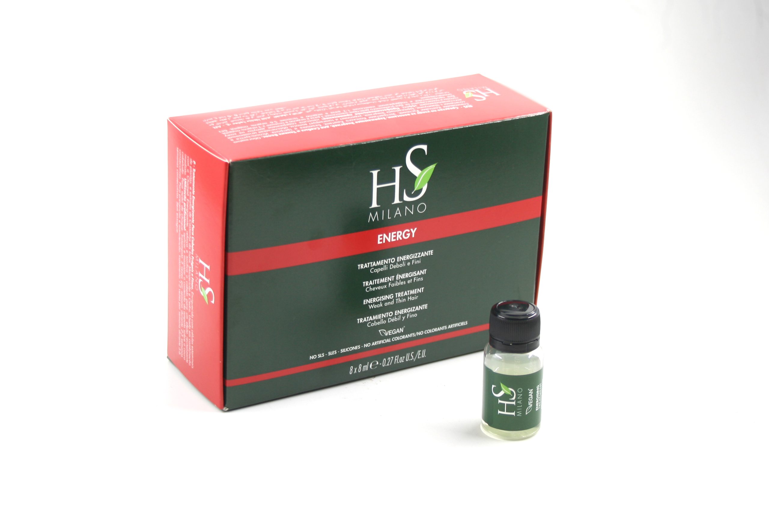 Hs Milano Energy Ampollas Anticaspa Purificante 8x8ml